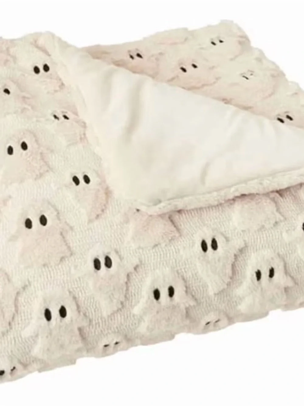Viral Costco Halloween Embroidered Faux Fur Throw Blanket